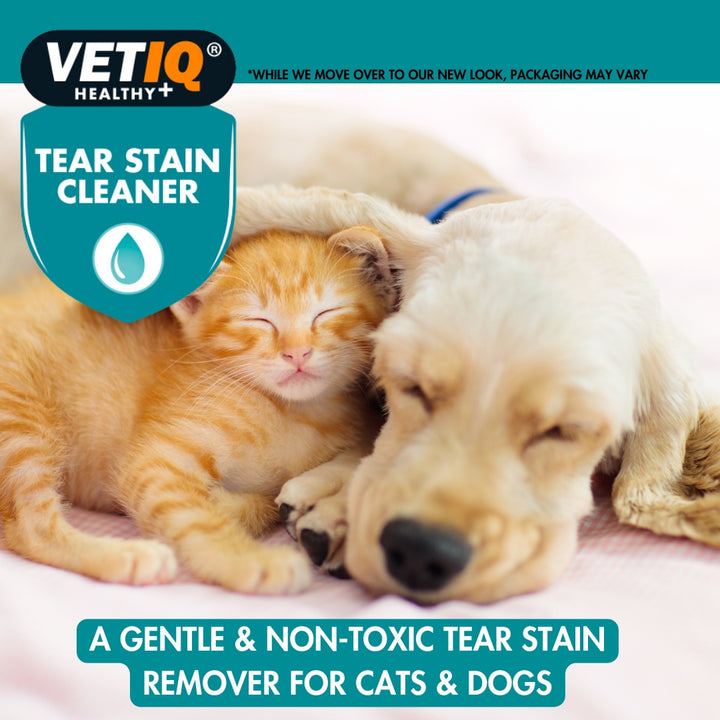 VetIQ Tear Stain Cleaner for Cats & Dogs - Benefits 