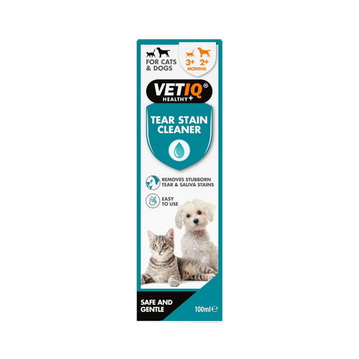 VetIQ Tear Stain Cleaner for Cats & Dogs - Front Box