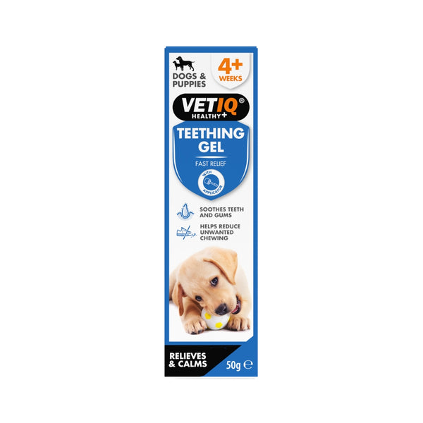 VetIQ Teething Gel for Puppies - Front Box