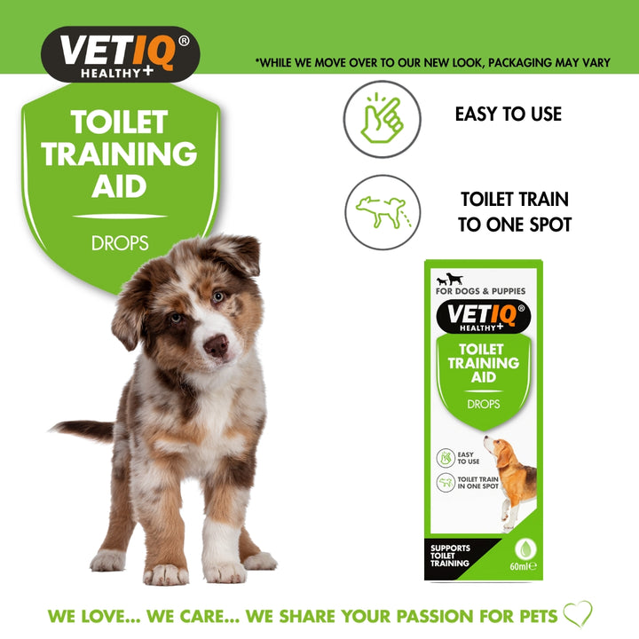 VetIQ Toilet Training Aid Drops Dogs and Puppies - Benefits 