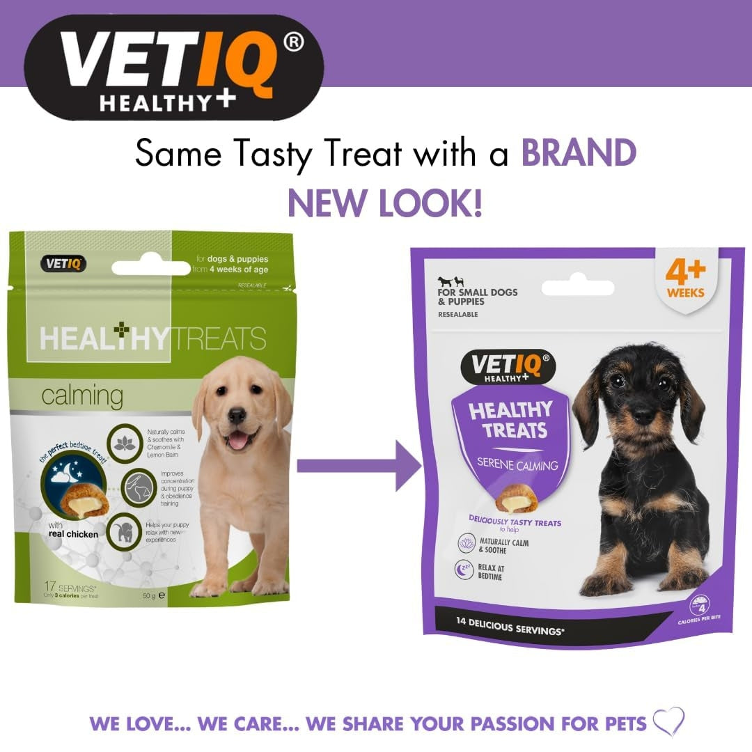VetiQ Healthy Treats Serene Calming for Puppies & Small Dogs