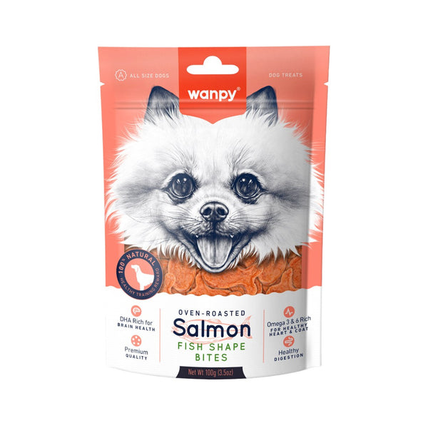 Are you looking for a tasty treat that your dog will love? Look no further than Wanpy Salmon Fish Shape Bites Dog Treats! These treats come in various flavors.