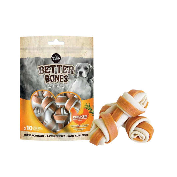 Zeus Better Bones Small Chicken, Rosemary & Thyme Dog Treats for a delicious and healthy snack that promotes good dental hygiene and is easy to digest Full.