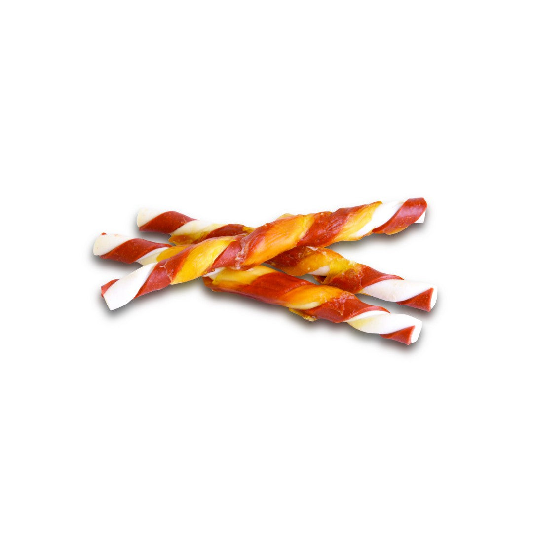 Zeus Better Bones Wrapped Twists Duck & Cranberry Dog Treats for a delicious and healthy snack that promotes good dental hygiene and is easy to digest Photo.