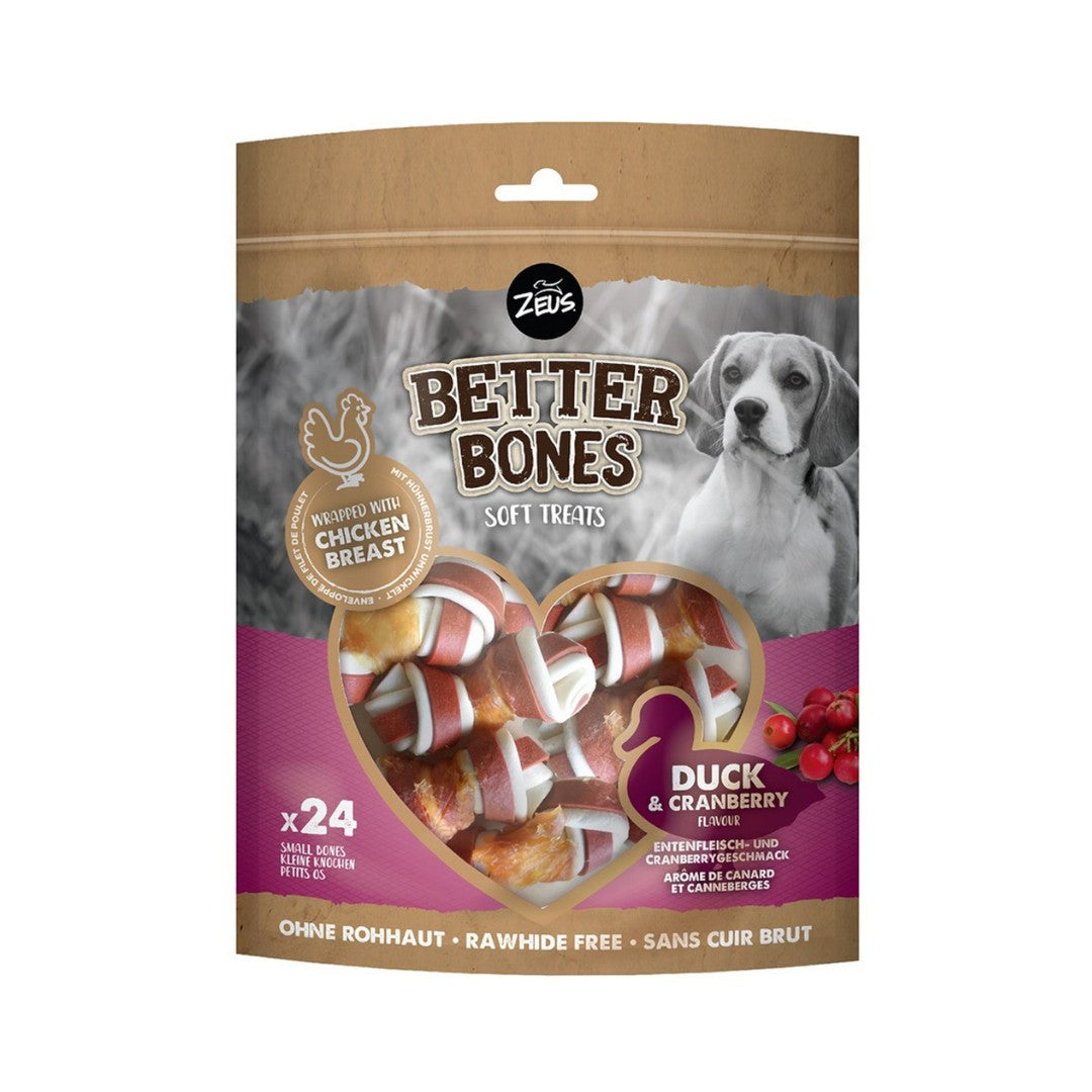 Zeus Better Bones Wrapped Duck & Cranberry Dog Treats