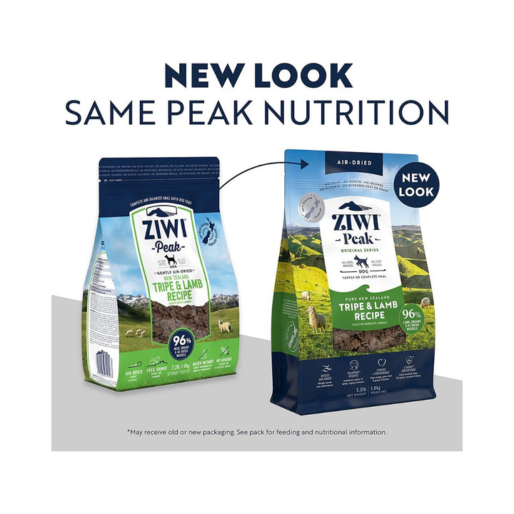 ZIWI® Peak Air-Dried Tripe & Lamb Recipe Dry Dog Food is a complete and balanced PeakPrey® recipe for any life stage, from puppies to seniors New.