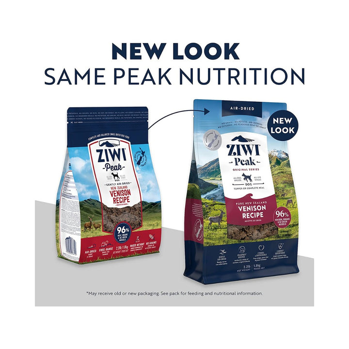 Ziwi Peak Air-Dried Venison Dog Dry Food is a complete and balanced PeakPrey® recipe for any life stage New.