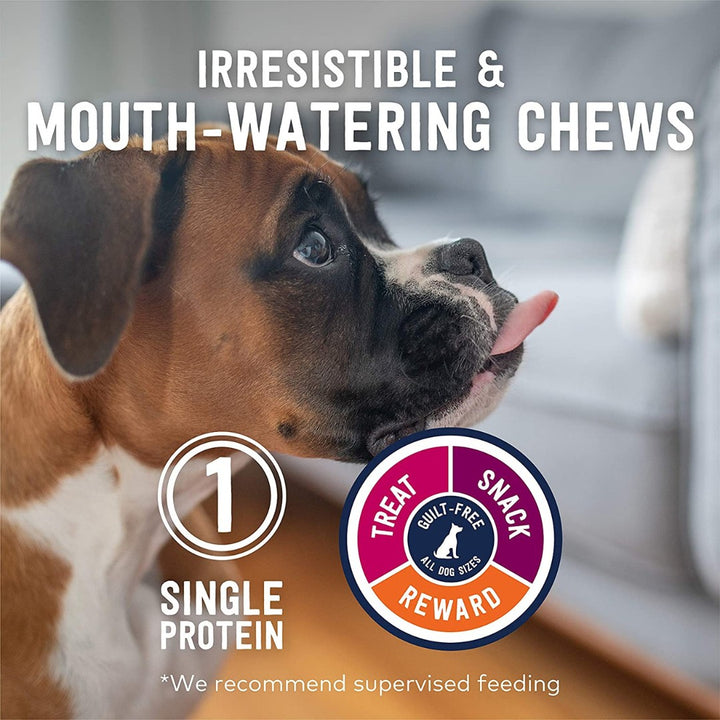 Ziwi Peak's Beef Weasand Oral Chews and Treats are a premium treat that is ethically raised and sourced in New Zealand Back AD.