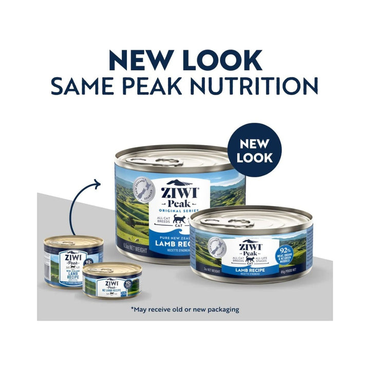 Ziwi® Peak Wet Lamb Recipe Cat Wet Food Peak Nutrition For All Life Stages, Pure and Simple, for cats of all breeds and life stages New.