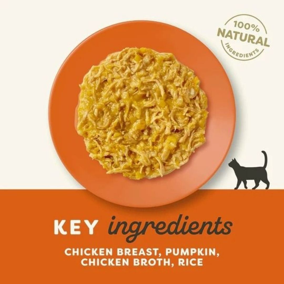 Applaws Chicken with Pumpkin in Broth Wet Cat Food 70g Pouch - Ingredients 
