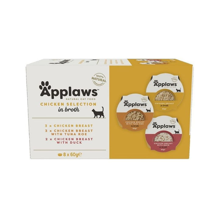 Applaws Multipack Chicken Select Wet Cat Food – Variety Pack Packaging Front