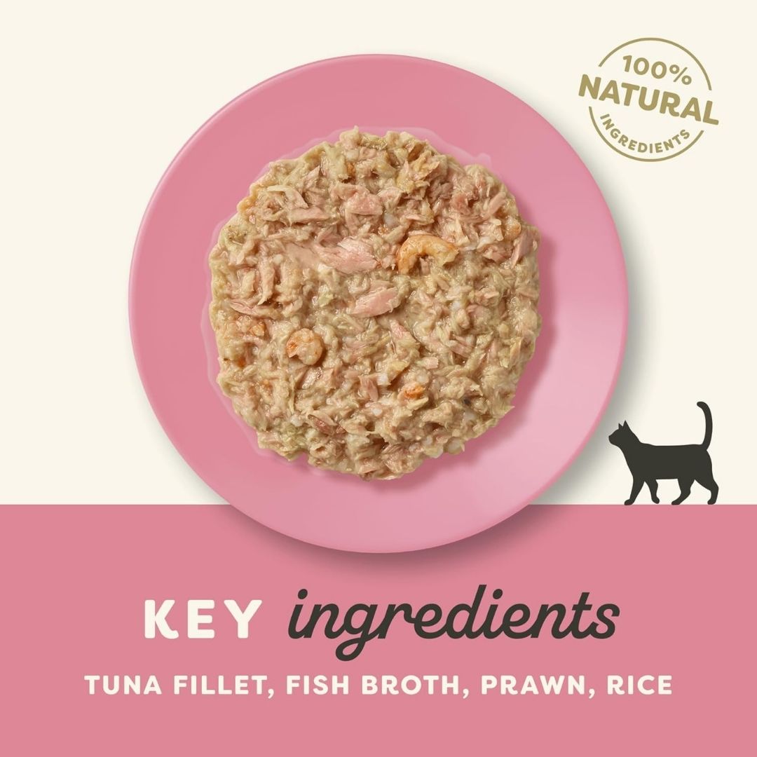 Applaws Tuna & Prawn Adult Wet Cat Food 70g Pouch - Key Ingredients 
