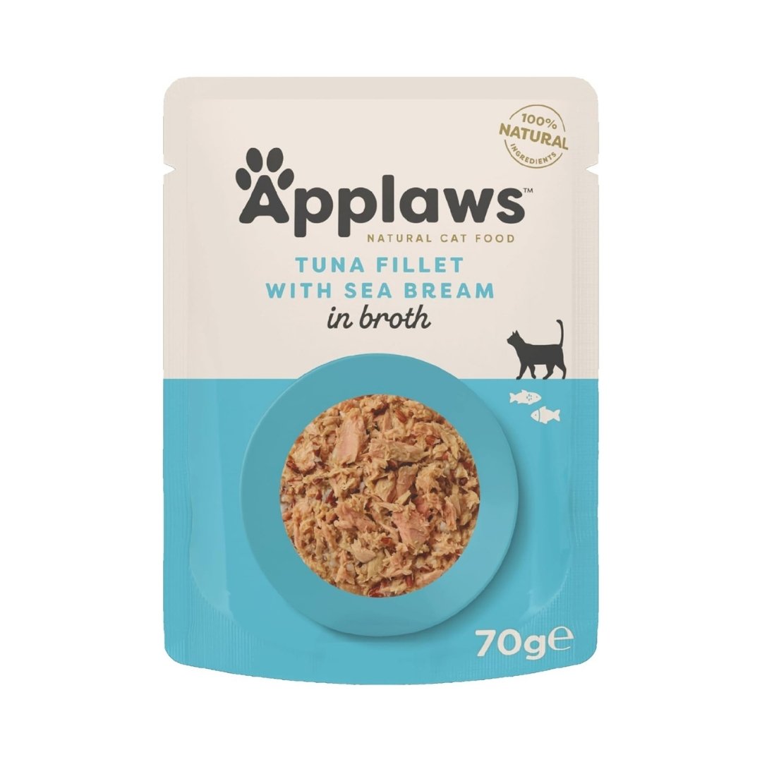 Applaws Tuna & Sea Bream Adult Wet Cat Food 70g Pouch