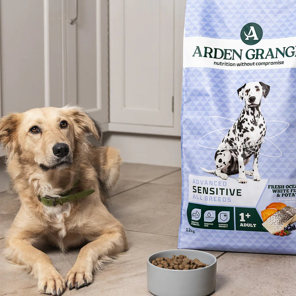 Arden Grange Advanced Sensitive All Breeds Adult Ocean White Fish & Potato Dry Dog Food product detail