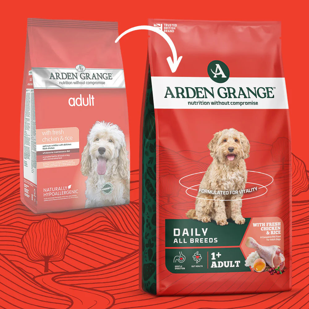 Arden Grange Daily All Breeds Adult Fresh Chicken & Rice Dry Dog Food product image 2