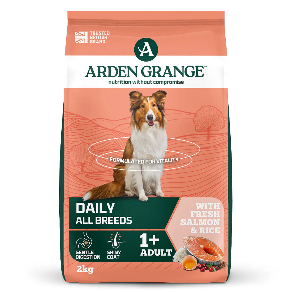 Arden Grange Daily All Breeds Adult Salmon & Rice Dry Dog Food product image