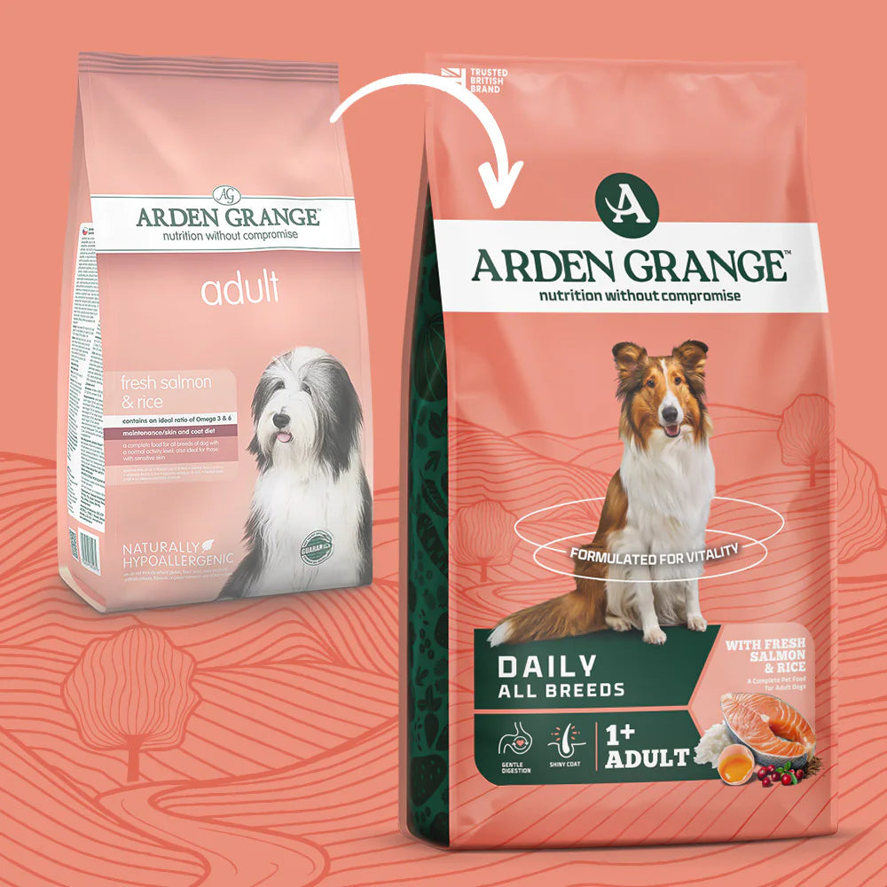 Arden Grange Daily All Breeds Adult Salmon & Rice Dry Dog Food product image 2