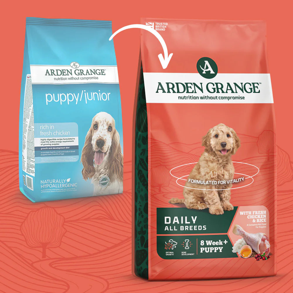 Arden Grange Daily All Breeds Puppy with Fresh Chicken & Rice Dry Dog Food product detail