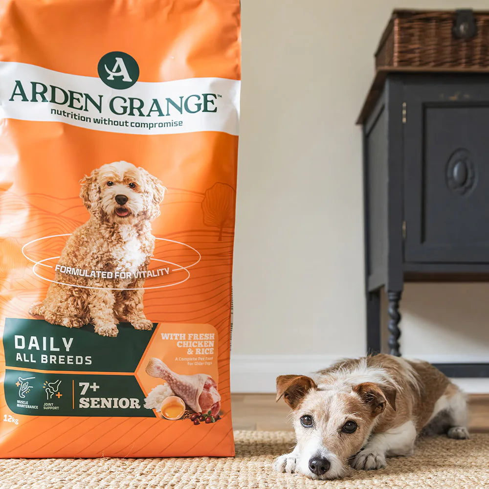 Arden Grange Daily All Breeds Senior with Fresh Chicken & Rice Dry Dog Food product detail