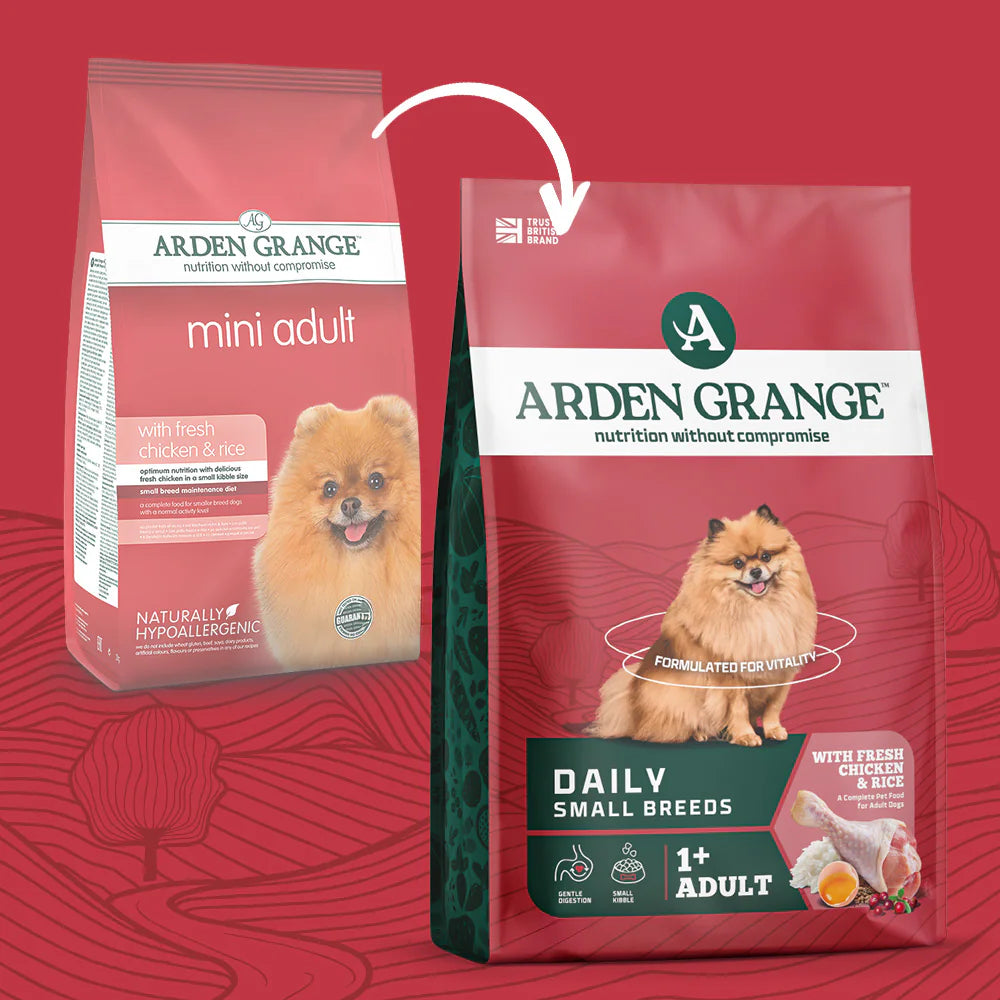 Arden Grange Daily Small Breeds Adult with Fresh Chicken & Rice Dry Dog Food product detail