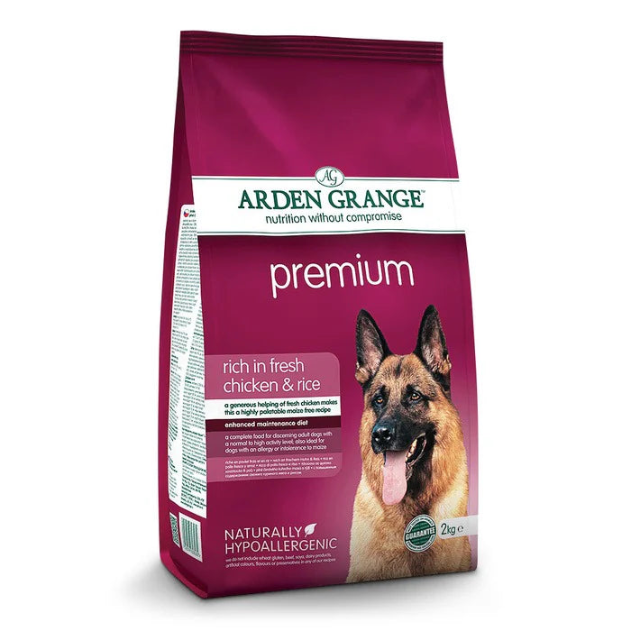Arden Grange Premium Rich in Fresh Chicken & Rice Dry Dog Food - 12 kg
