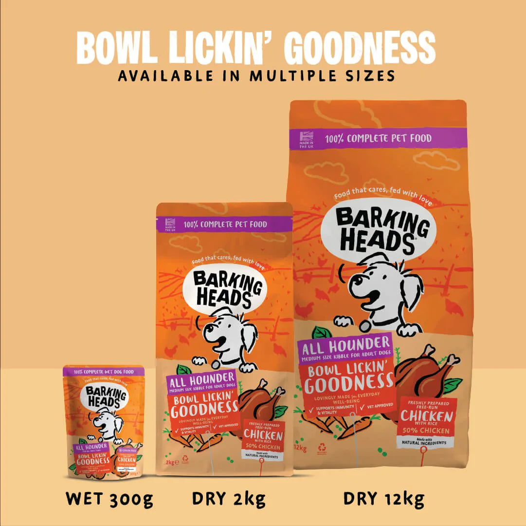 Barking Heads All Hounder Bowl Lickin' Goodness Chicken Dry Dog Food — 2 kg — product view 4