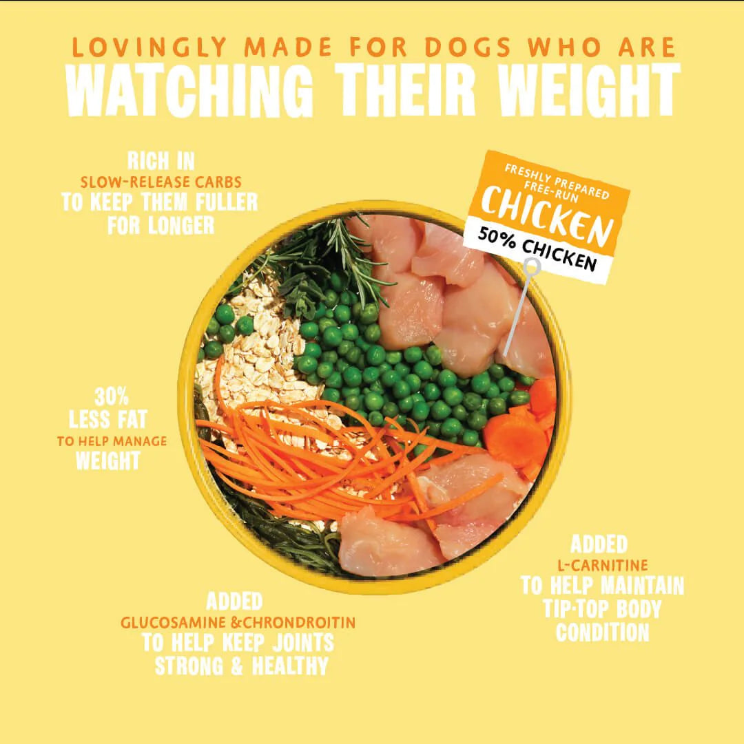 Barking Heads All Hounder Fat Dog Slim Chicken Dry Dog Food — 2 kg — product view 3