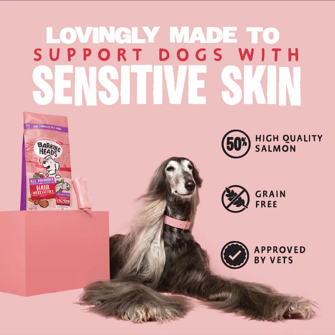 Barking Heads All Hounder Hair Necessities Salmon Dry Dog Food — 2 kg — product view 5