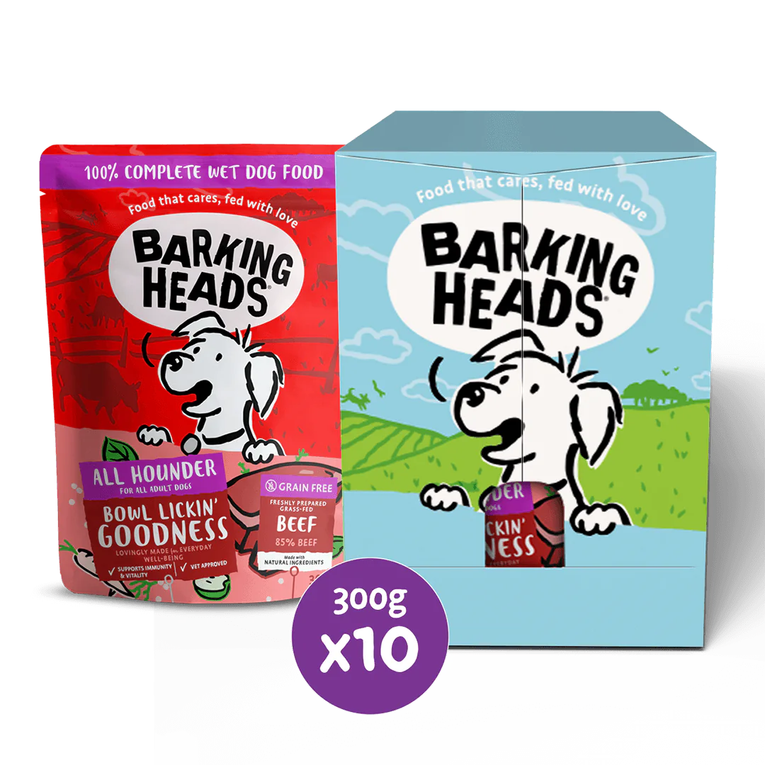 Barking Heads Beef Waggington Adult Wet Dog Food 300 g — 300 g