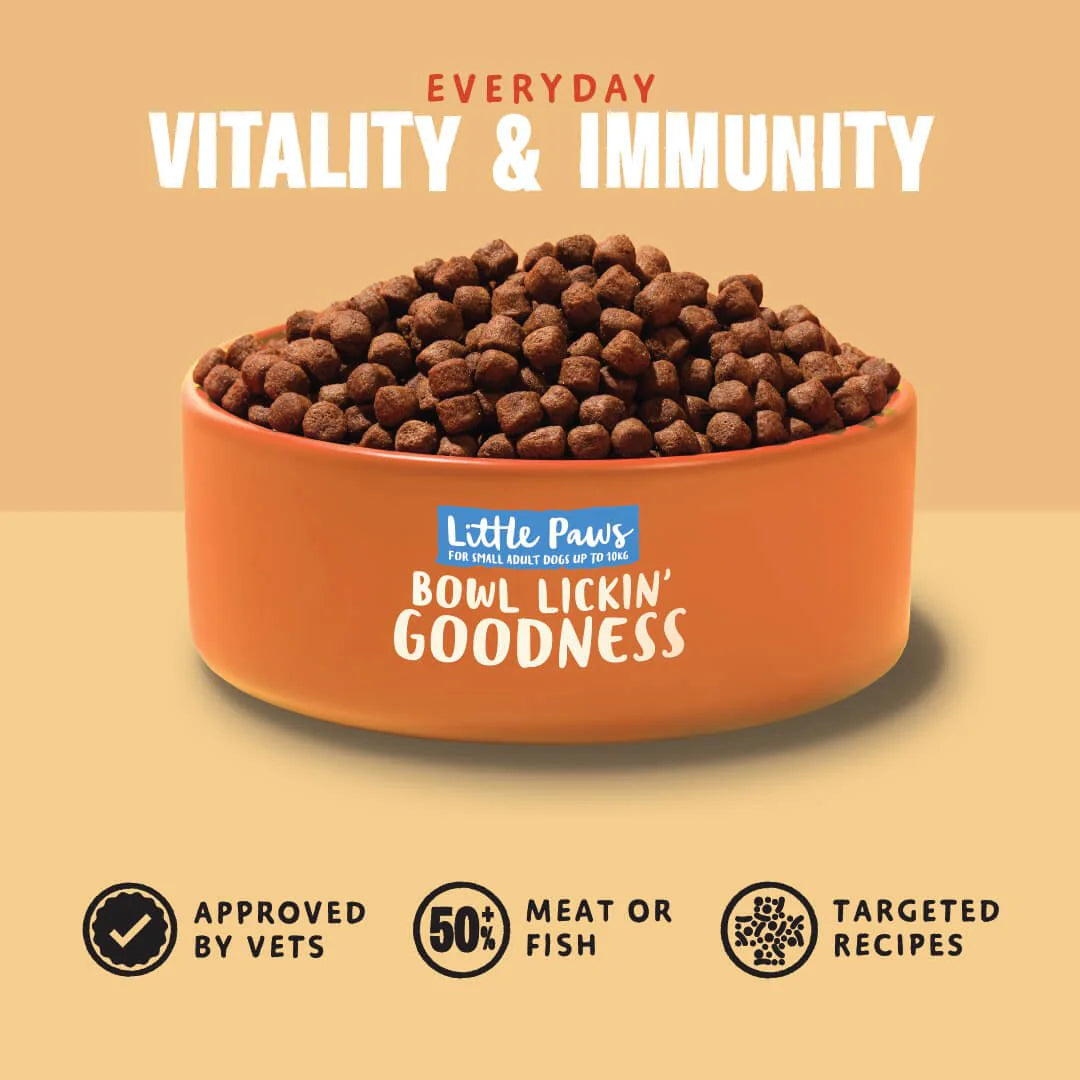 Barking Heads Little Paws Bowl Lickin' Goodness Chicken Dry Dog Food — 1.5 kg — product view 2