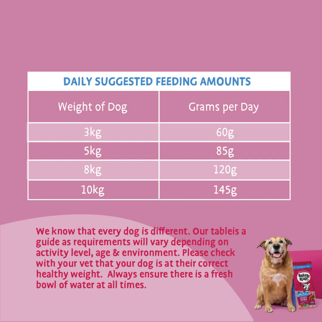 Barking Heads Little Paws Golden Years Chicken Dry Dog Food — 1.5 kg — product view 7