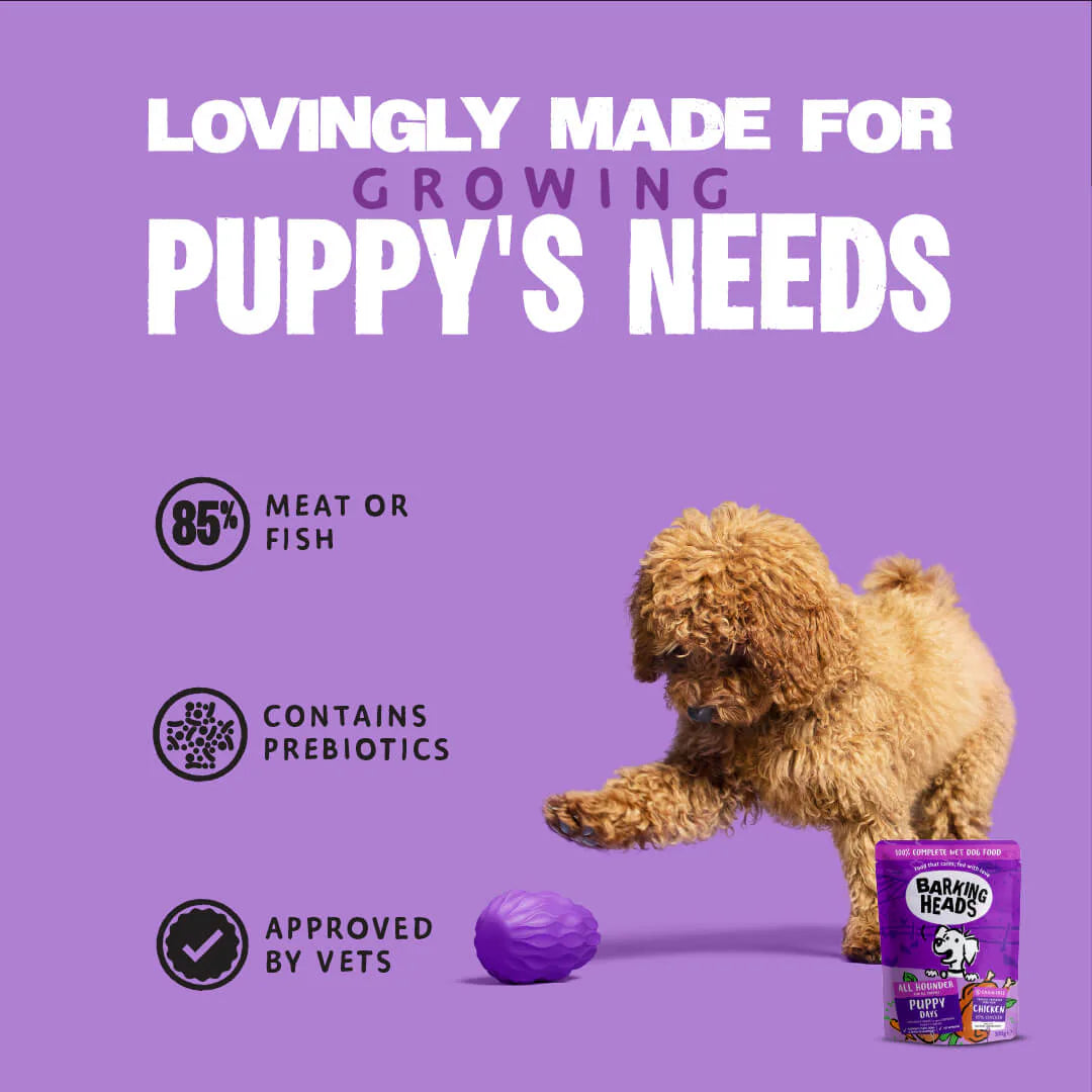 Barking Heads Puppy Days Chicken Wet Dog Food 300 g — 300 g — product view 5
