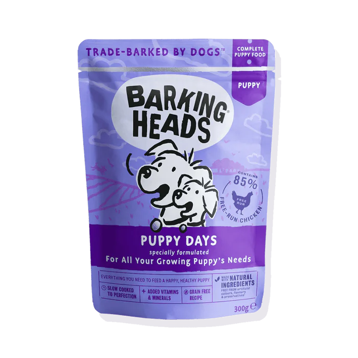 Barking Heads Puppy Days Chicken Wet Dog Food 300 g — 300 g front packshot