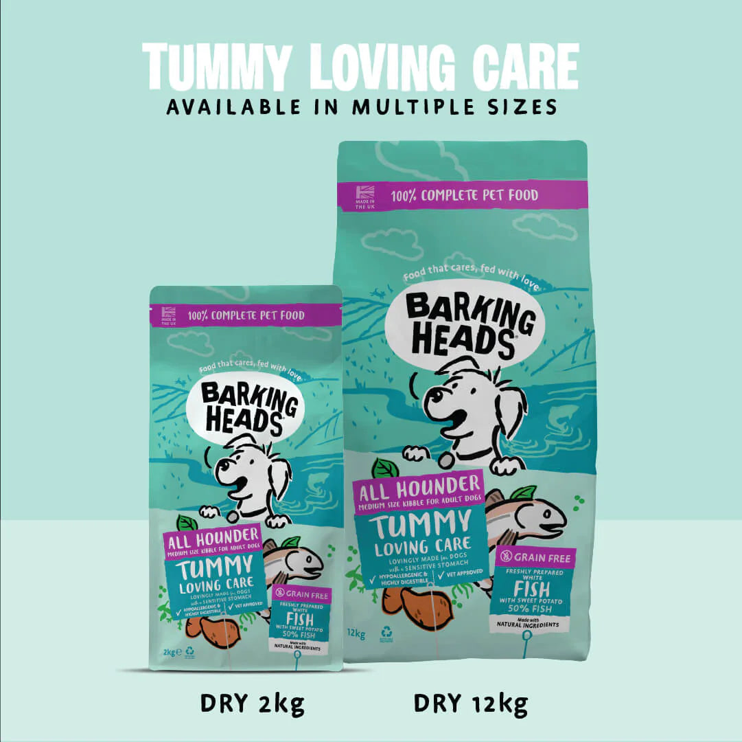 Barking Heads Tummy Loving Care Fish Dry Dog Food — 2 kg — product view 4