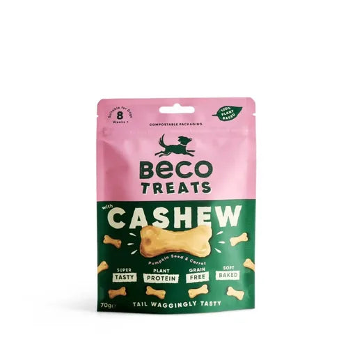 Beco Cashew with Pumpkin Seed & Carrot Dog Treats 70g product image