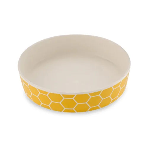 Beco Classic Bamboo Honeycomb Cat Bowl product image