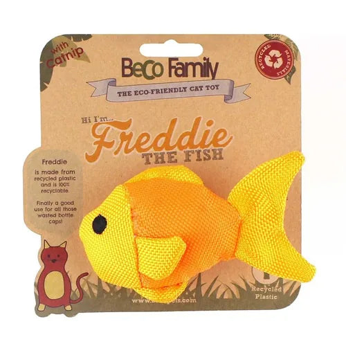 Beco Family Freddie the Fish with Catnip Cat Toy product image