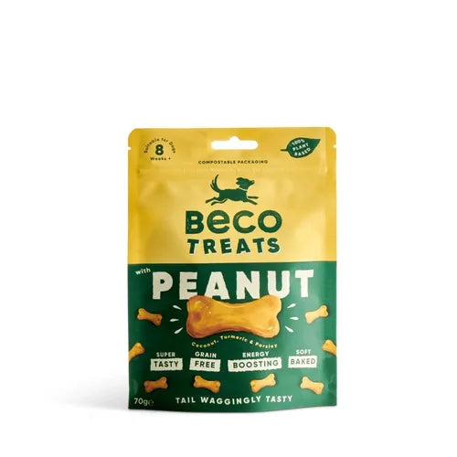 Beco Peanut with Coconut & Turmeric Dog Treats 70g product image