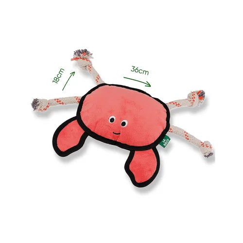 Beco Rough & Tough Crab Recycled Dog Toy by Beco – product detail 3