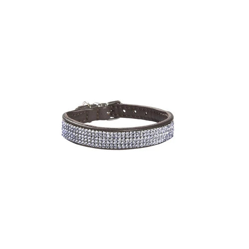 Bobby Crystal Princesse Collar - Brown, 40 cm