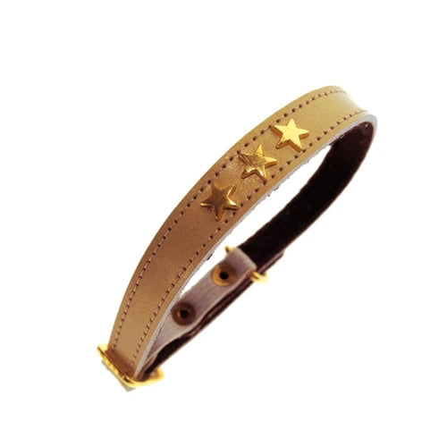 Bobby Etoiles Cat Collar - Ocher