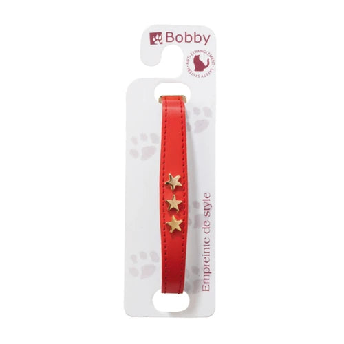 Bobby Etoiles Cat Collar - Red