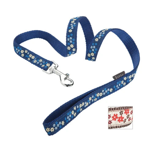 Bobby Flower Lead - Red, 2 cm