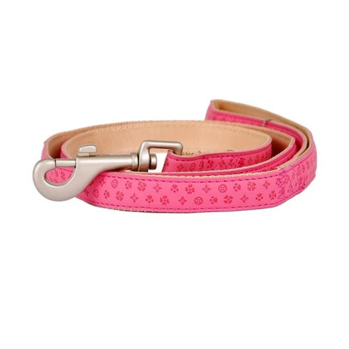Bobby Mylord Leatherette Dog Leash - Pink, 120 × 2.5 cm