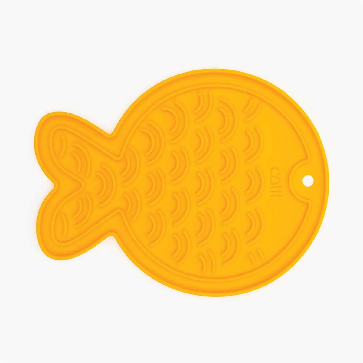 Catit Creamy Fish-shaped Silicon Feeding Mat – Feeding Mat main product image