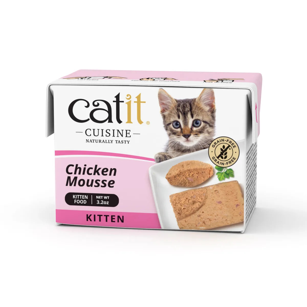 Catit Cuisine Chicken Mousse Kitten Food, 90g Tetra, 12pcs/box – 12pcs/box main product image