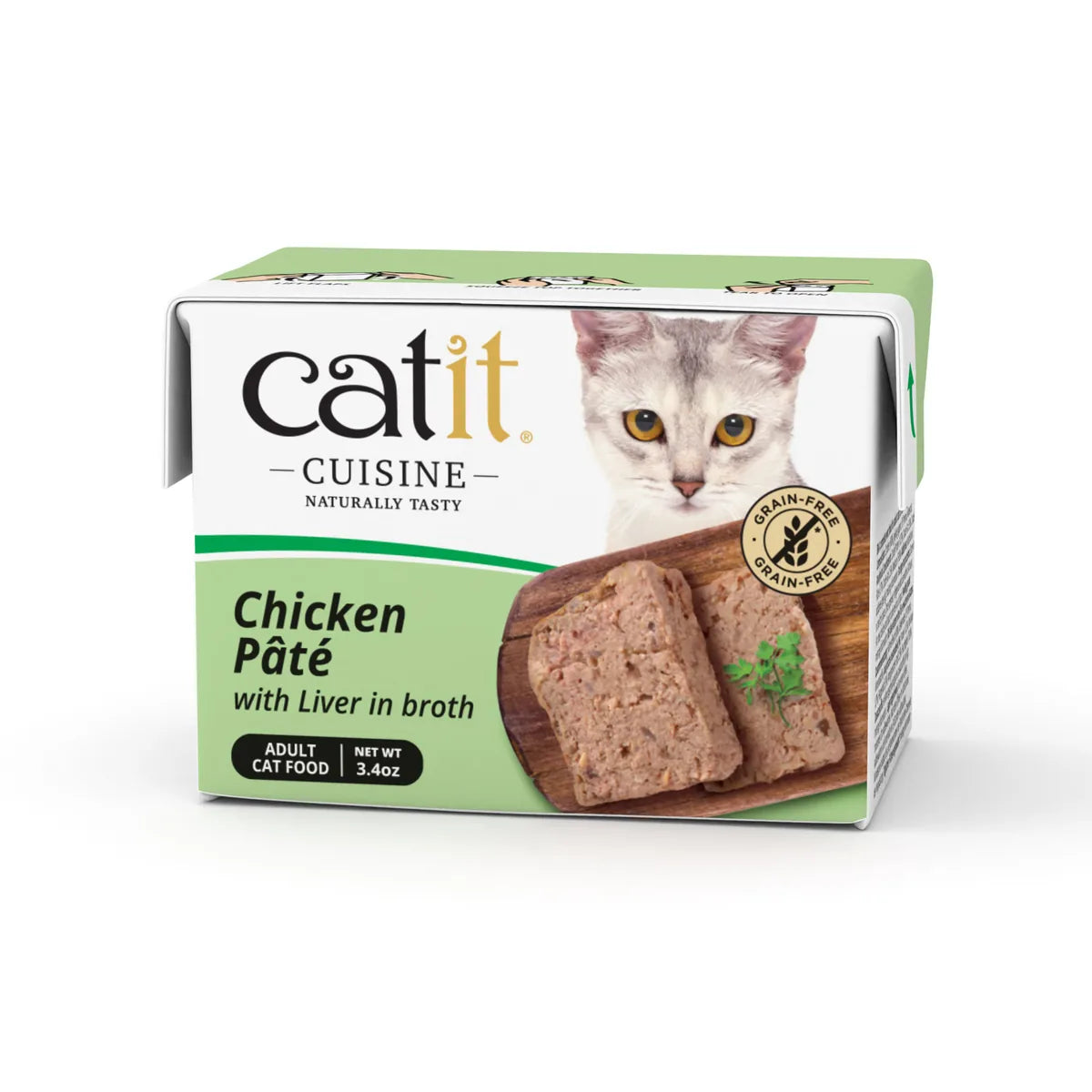 Catit Cuisine Chicken Pate with Liver, 95 g Tetra, 12pcs/box – 12pcs/box main product image