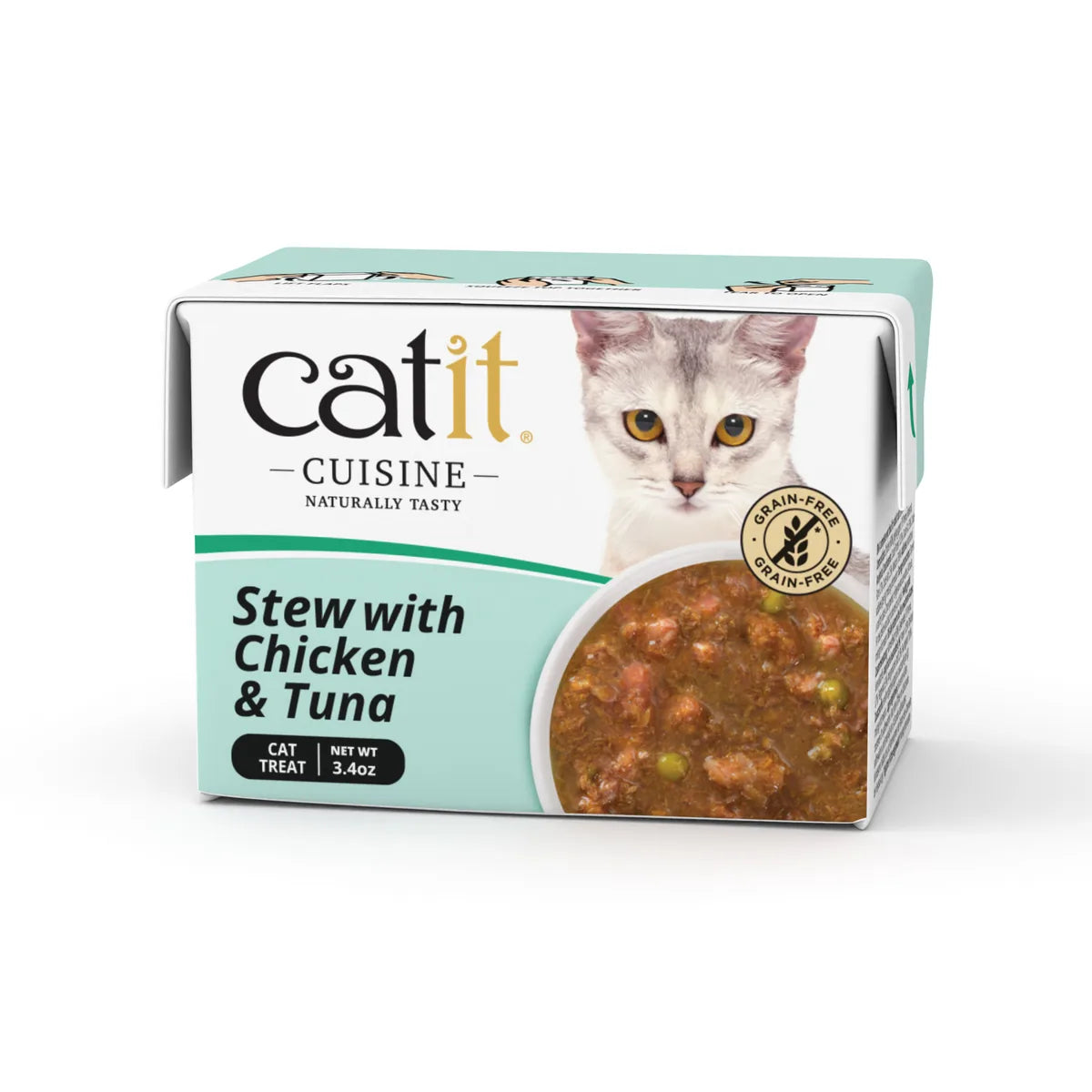 Catit Cuisine Chicken Stew with Tuna, 95 g Tetra, 12pcs/box – 12pcs/box main product image
