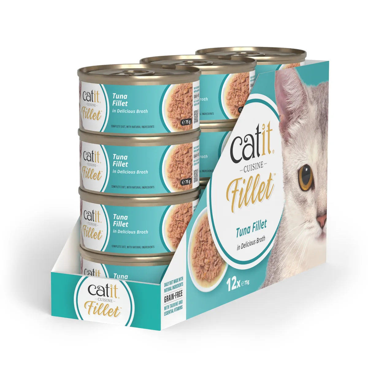 Catit Cuisine Tuna Fillet, 12 x 75 g – 12 × 75 g main product image