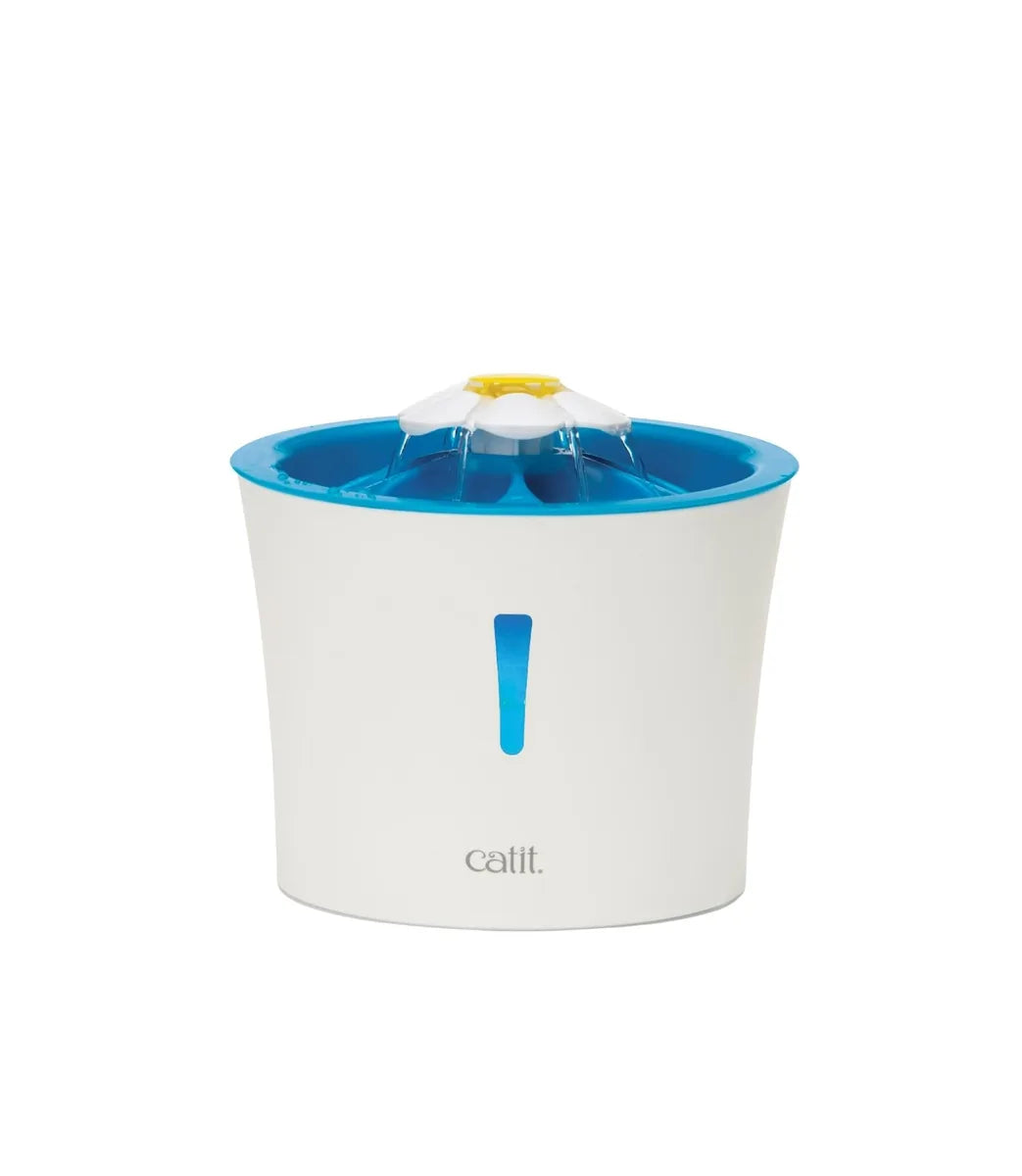 Catit Flower LED Cat Drinking Fountain - front view